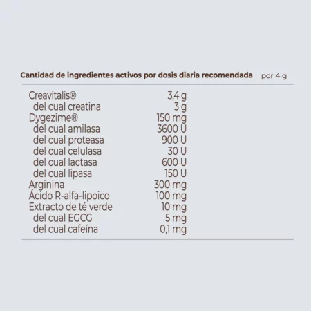Kobho creatina plus 240g 60 dosis - Imagen 4